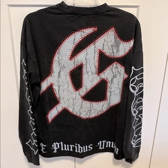 ❌SOLD❌ NWT [Godspeed] Baseball Skelton Grand Slam Graphic Long-Sleeve Men’s XS - Picture 9 of 12